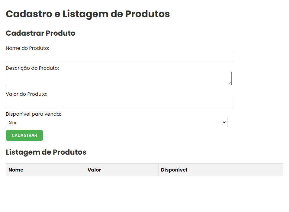 Product Registration Form